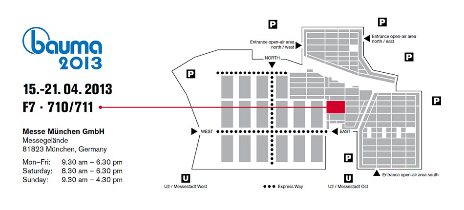 Terex Booth @ Bauma 2013